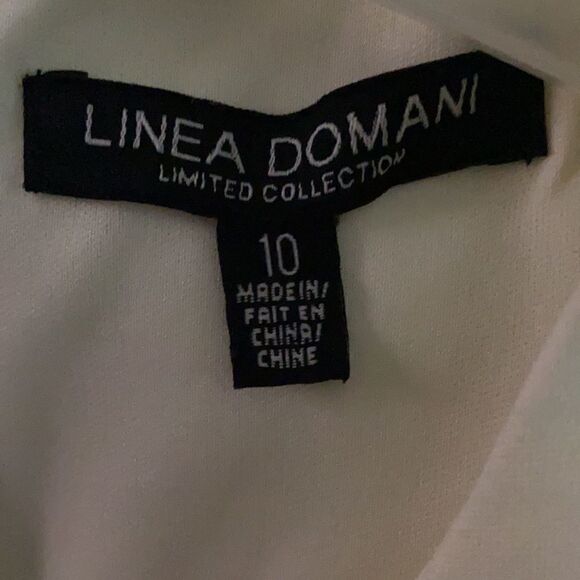 Linea Domani Eyelet Cream Color Dress - Picture 6 of 8